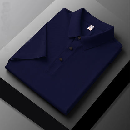 MEN'S LV  IMPORTED DARK NAVY SEAMLESS 4 WAY LYCRA SHIRT-10